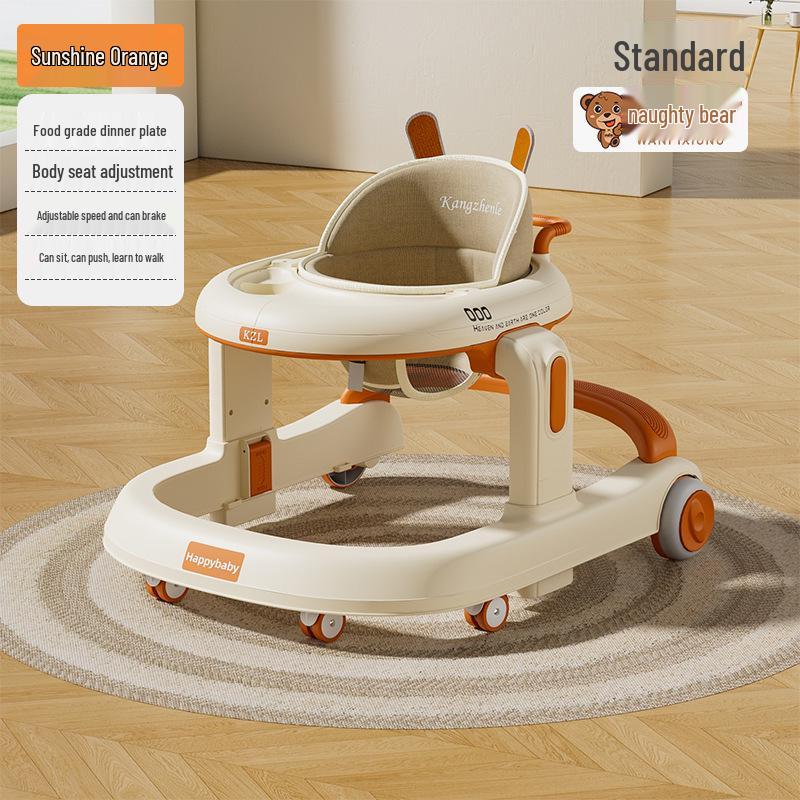 Babywalke Anti-O-Leg Baby Walker, Anti-Rollover, 6-18 Months Baby Push Assist