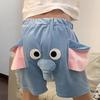 Sommer Elefant Pyjama Lässige Shorts für Mädchen lockere Passform Hose