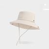 Summer Outdoor Sun Hat With Wide Brim And Solid Color Design Outdoor For