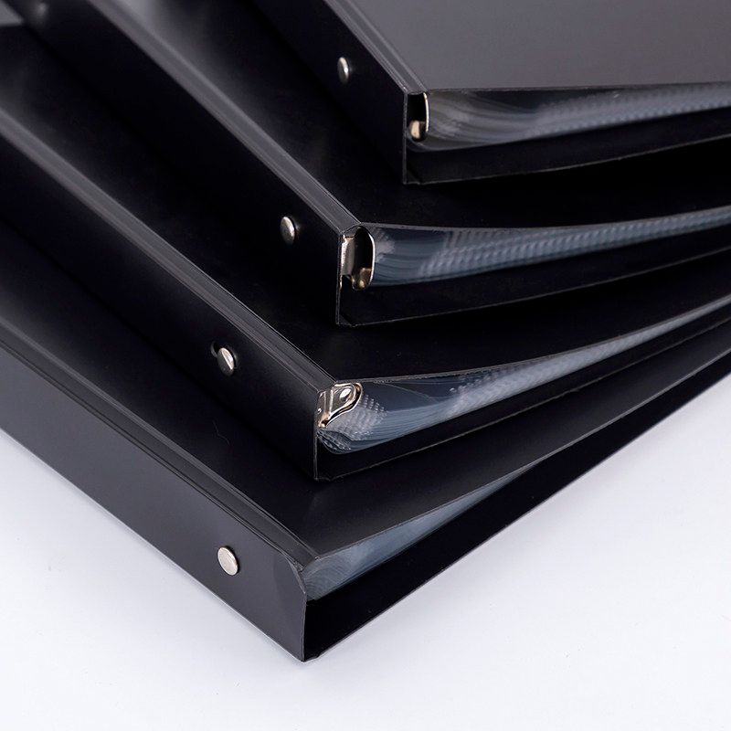 Horizontal A3/A4/B5/A5 Folder Loose-Leaf Ring Binder HD Inner Page Test Paper Drawing Paper Storage Protective Bag