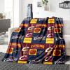 Cleveland Cavaliers Print Flannel Blanket High Quality Warm Comfortable Cover for All Seasons Perfect for Gifts Home Decor