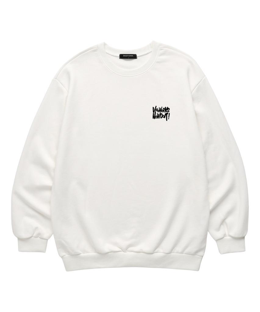 VANNWORKS Now Doit Sweatshirt (Vls0083) White (Type B)