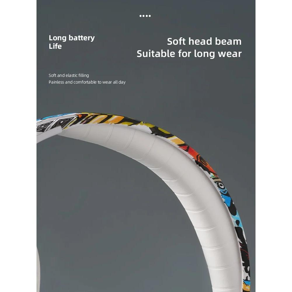 Wireless Headset Flash Light Kids Ear Headphones with Mic Bluetooth Headsets Stereo Music Game Headphone Girls Boys Gift