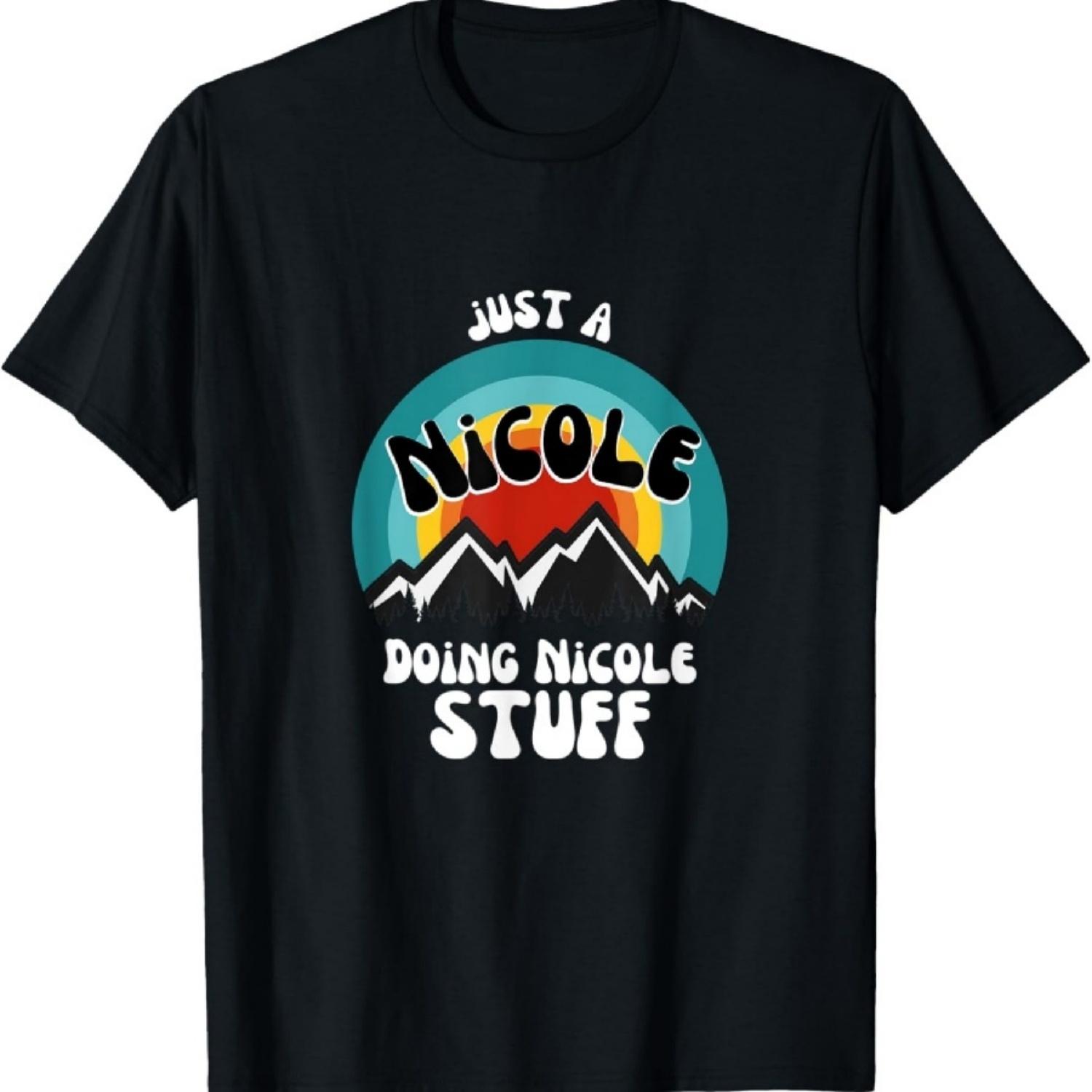 

Just a Nicole doing Nicole Stuff Vintage T-Shirt XXXXXL чорний