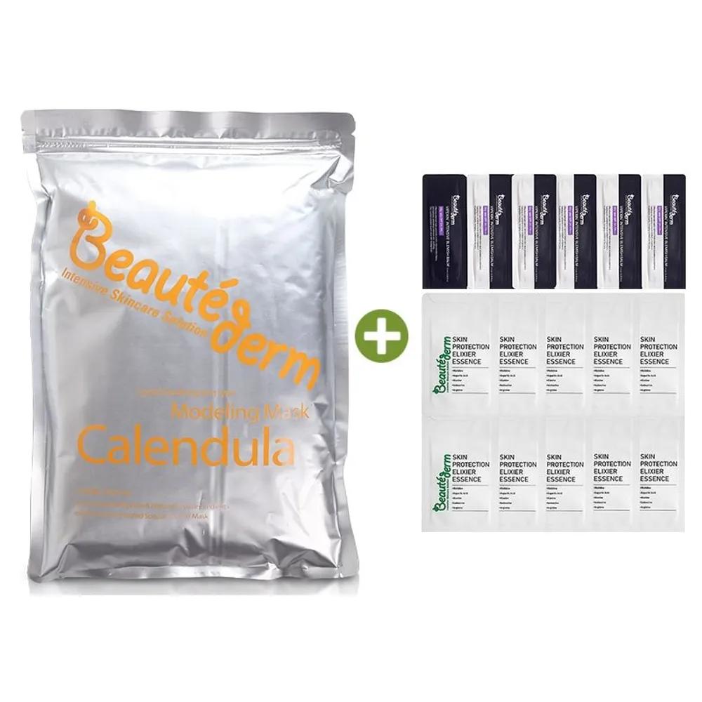 

BEAUTEDERM Calendula Modeling Mask Pack 1kg + 35ml Best Sample Skin Defense Elasticity Soothing