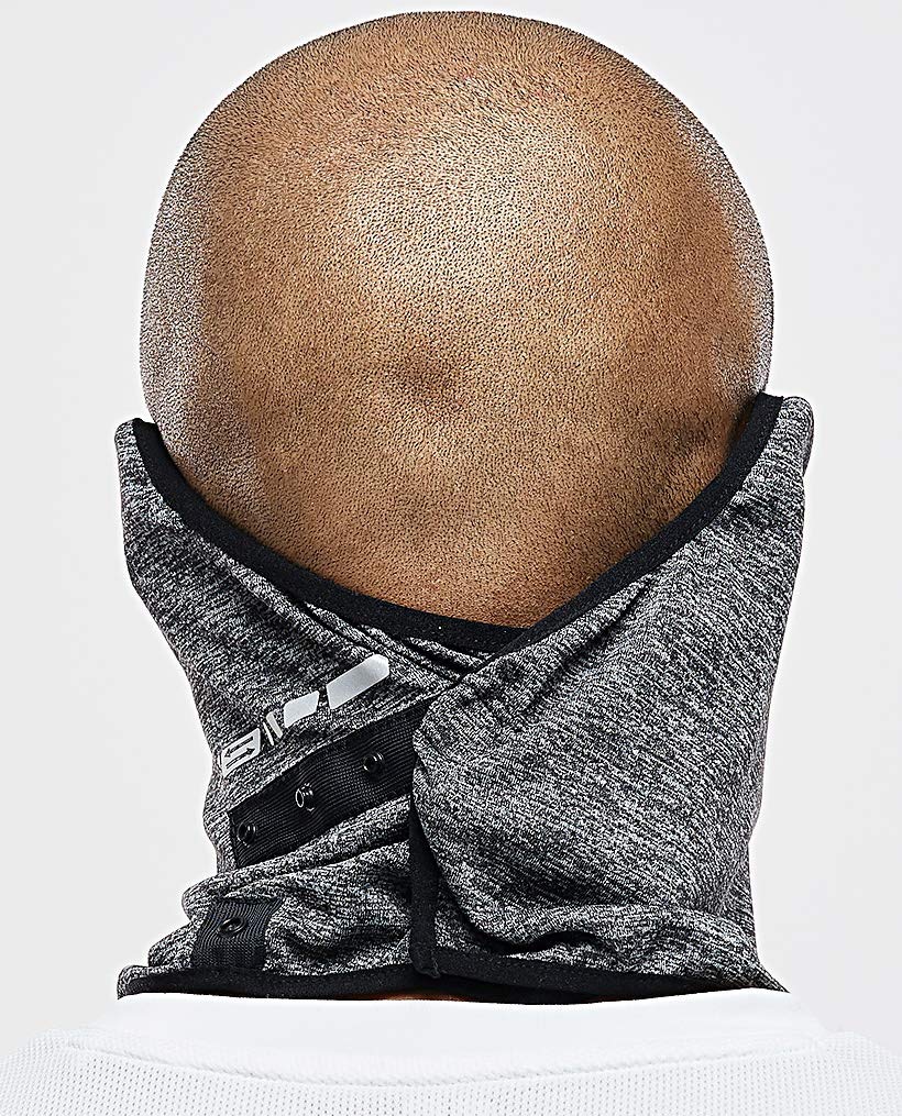 TARO WORKS Cycling Face Cover, Neck Guard, Mouth Opening, Size Adjustable, Unisex, Black