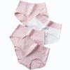 Sous-vêtement pour adolescente grande taille, coton pur antibactérien, taille haute, gainant le ventre, sans coutures, imprimé