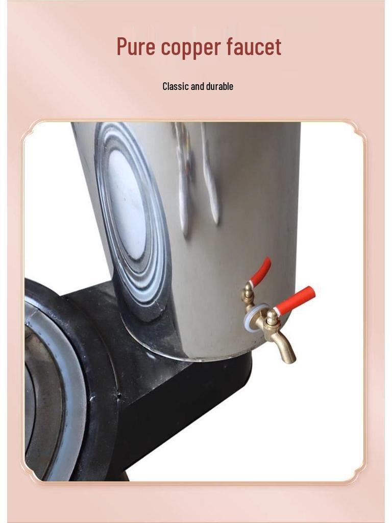 Draagbare Rookloze Houtkachel: Binnen-/Buitenverwarming met Grote IJzeren Pot, Energiezuinig, Extra Dik Ontwerp.