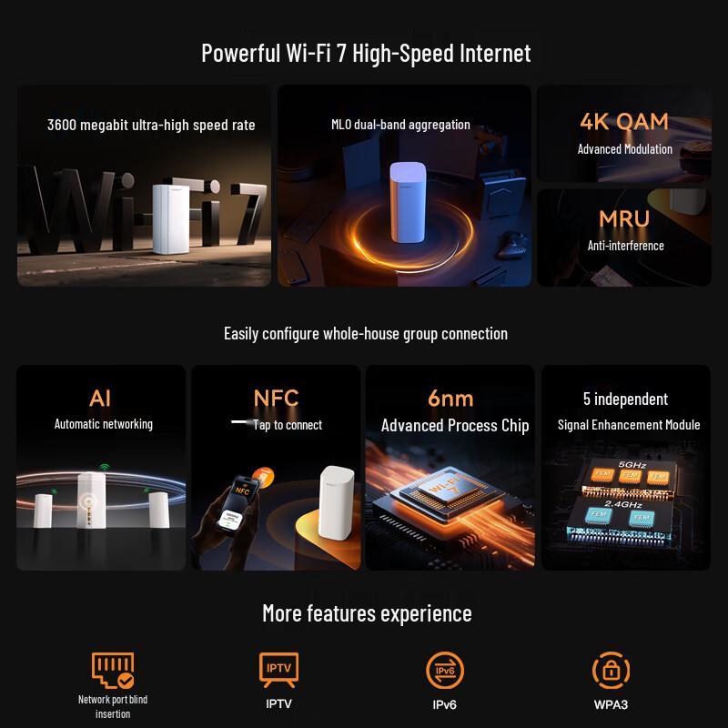 Tenda High-Performance Wi-Fi 7 & Wi-Fi 6 Routers (CN Version)