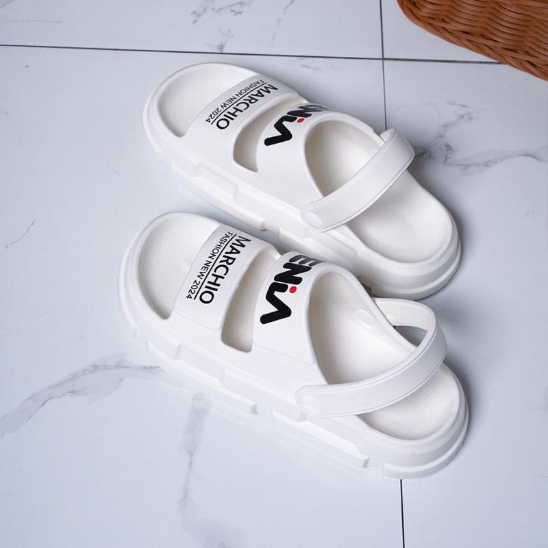 New men's sandals indoor and outdoor wear-resistant non-slip heightened thick-soled trend EVA cool slippers beach shoes