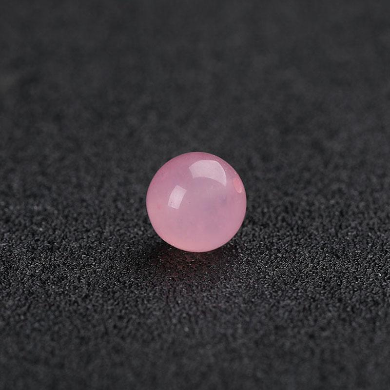 7A Natural Purple Horse Pink Crystal Round Loose Beads for DIY Bracelets & Necklaces