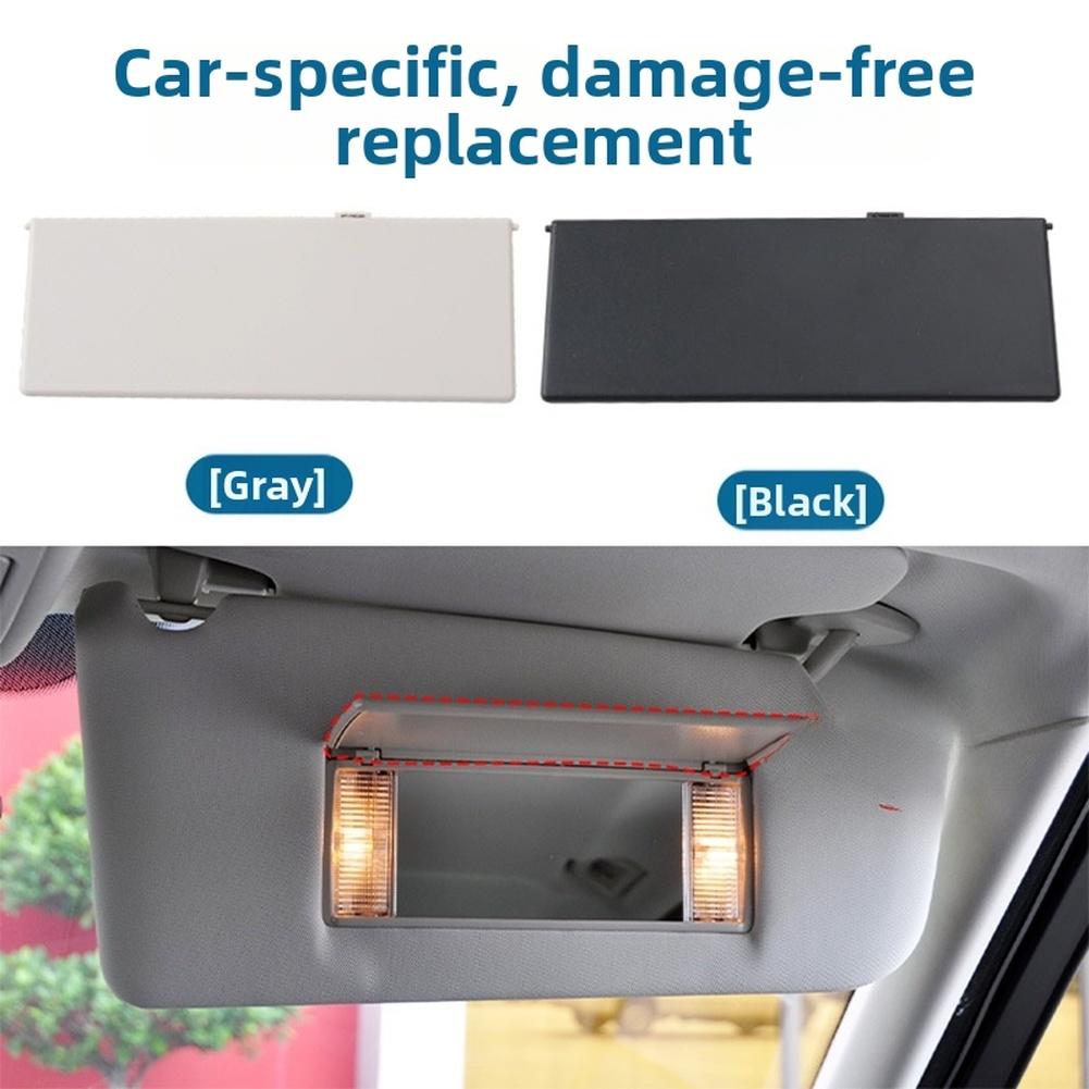 Sun Visor Vanity Mirror Cover for Range Rover Evoque 2015 for Onwards LR063681 Lightweight ABS Grey Accessory