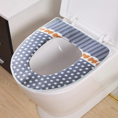 1 pezzo lavabile copriwater invernale caldo tappetino Closestool accessori per il bagno morbido copriwater a forma di O