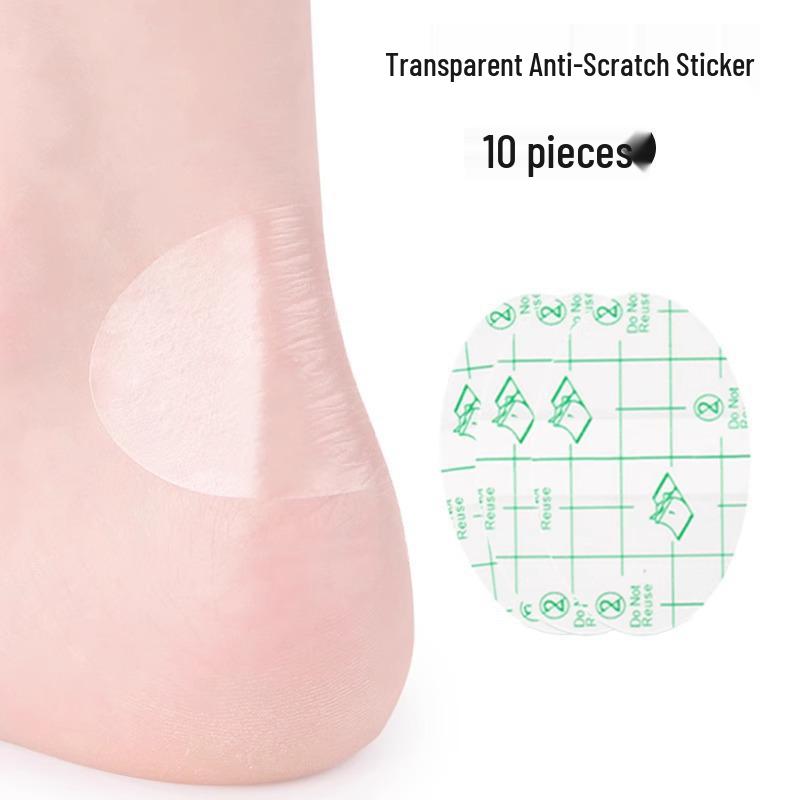 Transparent Anti-Friction Heel Stickers for Men and Women – Protects Ankles