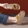 Thick-soled Slippers for Women's Summer Outer Wear 2025 New Popular Small Man Increases Height Soft-soled One-pedal Birkencool Slippers