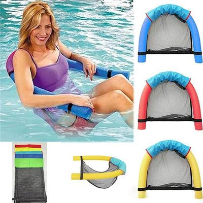 Foldable Floating Water Chair Pool Float Chair Pool Hammock Lightweight Buoyant Chair For Adults Kids Swimming Accessories