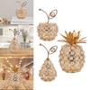 Crystal Fruit Statue Ornament Figurine Art Crafts for TV Cabinet Tabletop Decoration