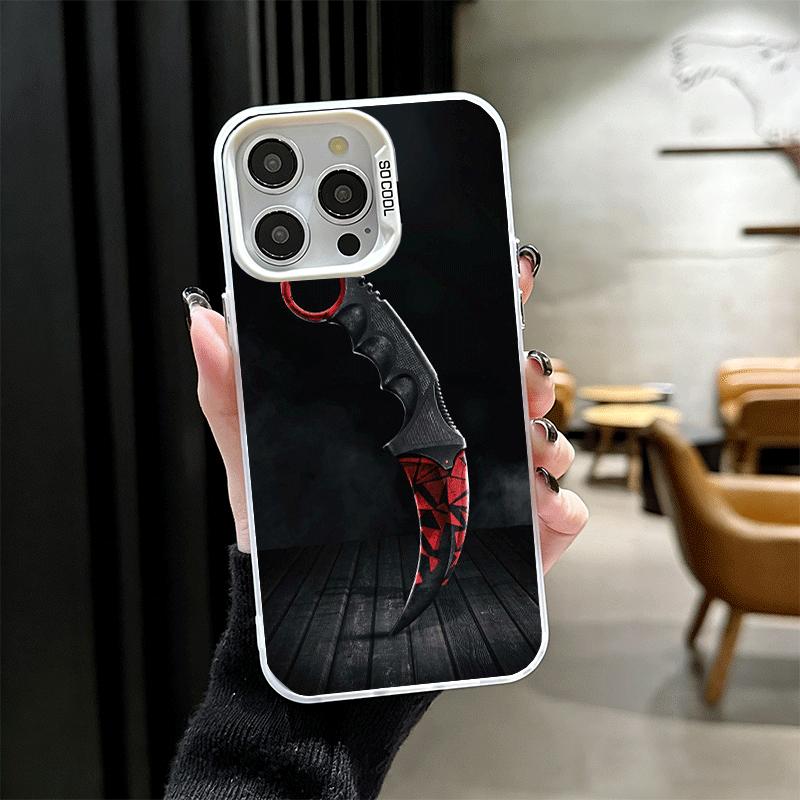 Counter Strike Cs Go Soft Phone Case for iPhone 15 16 17 Pro Max 17Air 16E 14 Plus 13 12 Mini Shockproof Cover Back Shell
