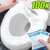 Einweg-Toilettensitzbezug Wasserdicht Vliesstoff Einweg-Sitzbezüge für Reisen Ausflüge Hotel Krankenhaus Öffentliche Toilette