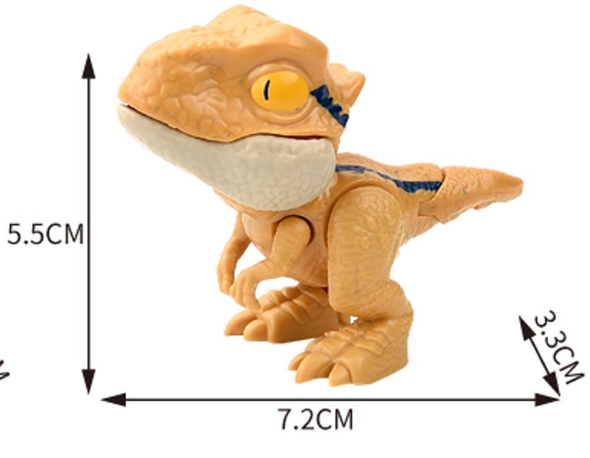 New Children's Educational Finger-Biting Dinosaur Toy Set - Blind Bag Edition
