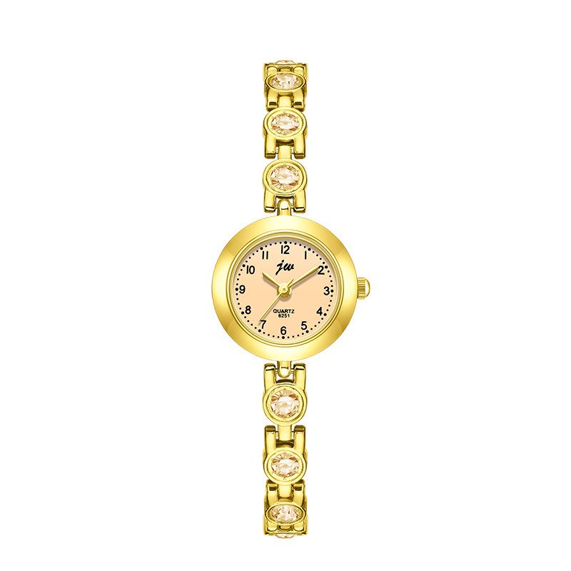 

Jingwei Jw Light Luxury Exquisite Bracelet Watch Women S Fashion Waterproof Alloy Small Waterproof Premium Quartz Watch