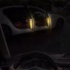 4Pcs Car Reflective Sticker Night Safety Warning Sign W Shine Tape for Renault Sport Duster Megane 2 3 Auto Accessories
