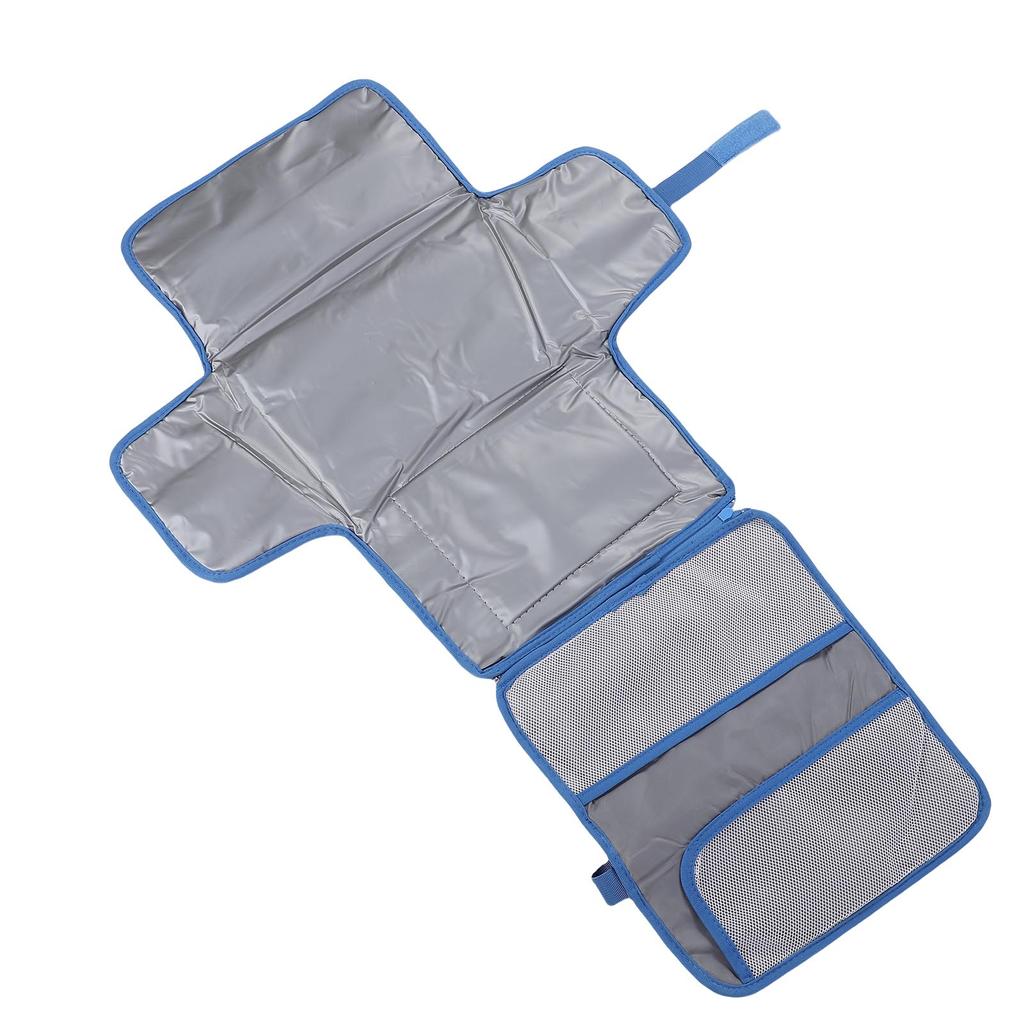 Newborn Changing Mat with Wet Wipe Holder Water Proof Portable Baby Diaper Changer Pad for Travel