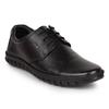 Liberty Healers BRL-10 Men’s Formal Derby Shoes - Black, Tan - Synthetic Leather Lace-Up with Cushioned Footbed - Stylish Wedding and Office Footwear