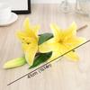Artificial Lily Flower Real Looking 3D Printing Artificial Flowers Fake Flowers Flores for Wedding Home Garden Ornaments