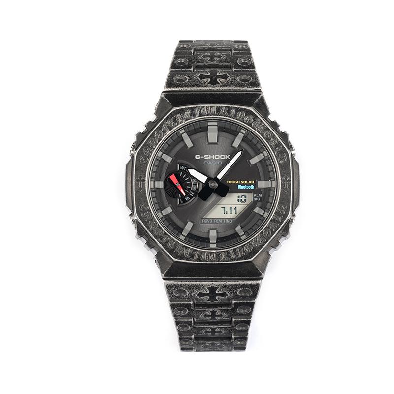 CASIO Custom Collection Quartz Movement Watch Unisex Black Dial GA-B2100-1A(Team788--) Black