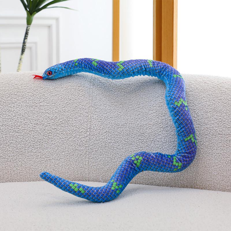 Snake Plush Toy With Realistic Design For Kids And Adults Gift Collectible