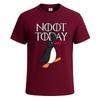 New noot today pingu funny penguin graphic mens tshirt gift party novelty top
