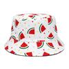 Modny Kapelusz Bucket z Nadrukiem Hip Hop Letnie Męskie Kapelusze Rybackie Kapelusze Damskie Kapelusz Plażowy Unisex Kapelusz Panama Damski