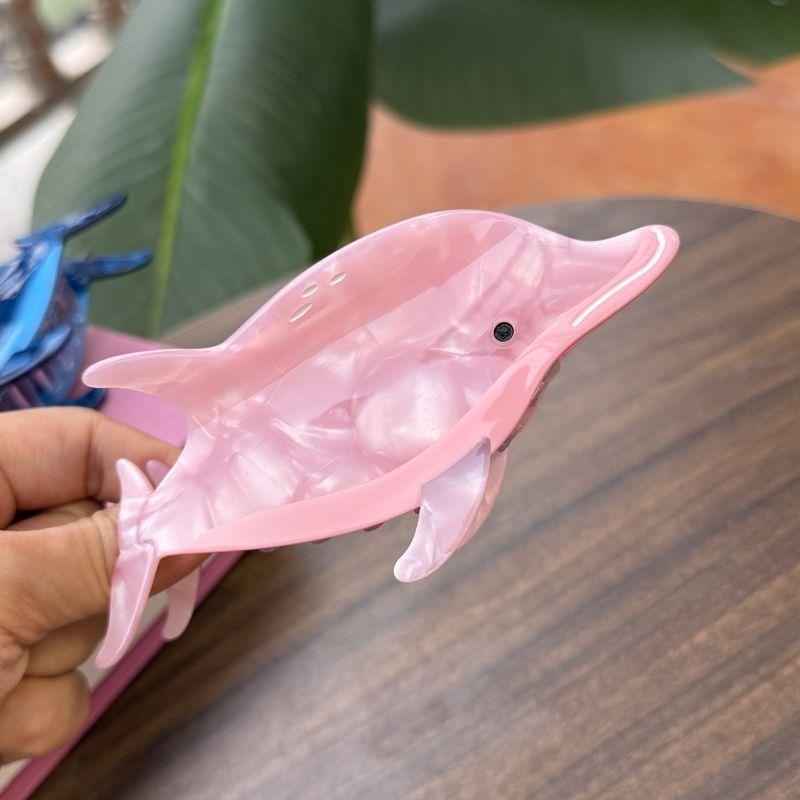 1pc New Ocean Whale Hair Clip Korean Edition Shark Clip Rear Head Hair Grab Hair Tail Clip Hair Grab