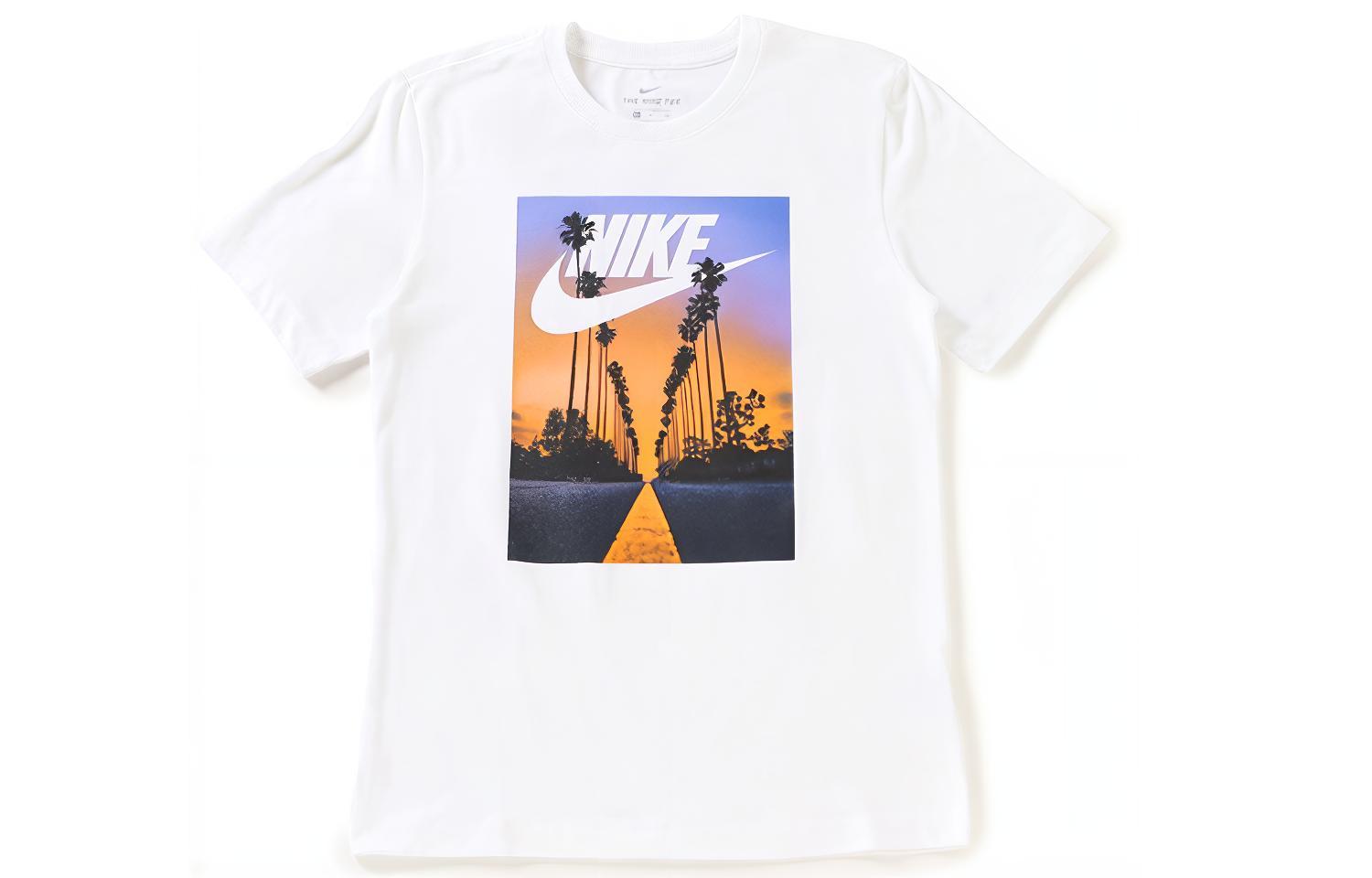 

Nike T Shirts Men s Crew Neck Moderate Straight Fit BQ0716-100 XXL