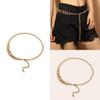 Metal Women Waist Chain With Irregular Aluminum Chain For Summer Winter Wear