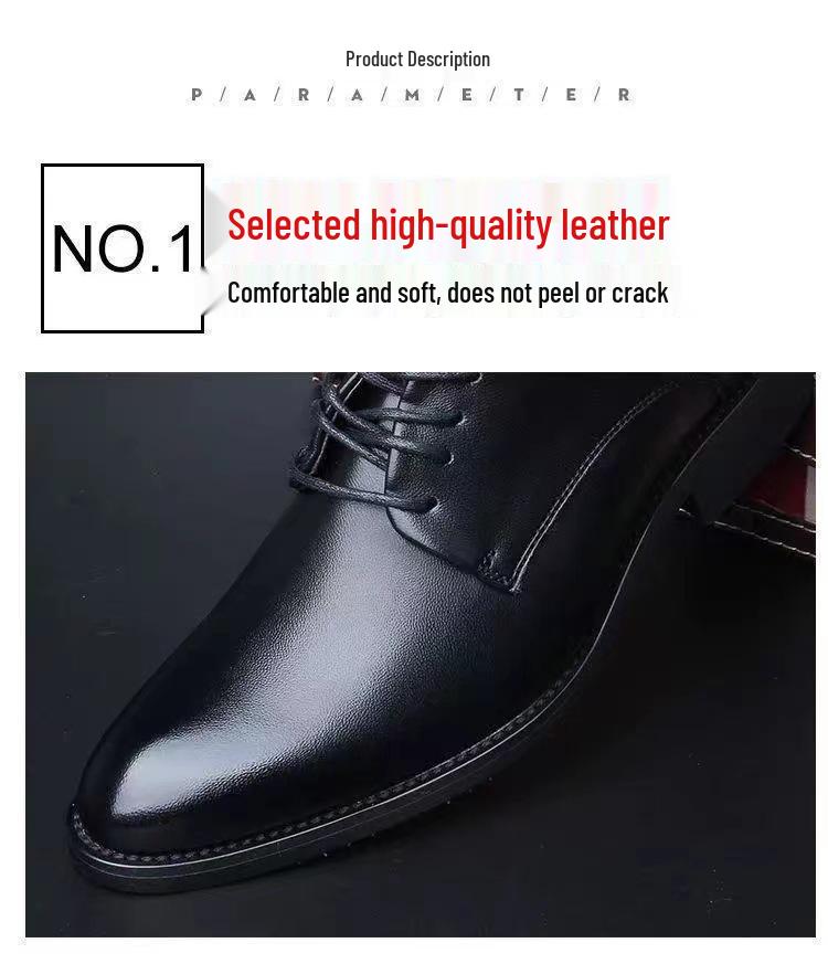 Herren Echtleder Freizeitschuhe - Weiche Sohle, Rutschfest, Leicht, Schnürschuhe, Vielseitig, Bequem