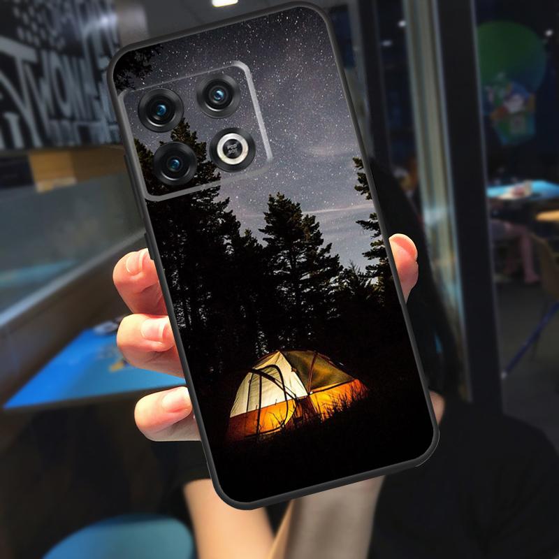 Camping Natur Berg Funda Für OnePlus 12R 13 R 12 11 9 10 Pro 8T 9RT 10T OnePlus Nord 4 CE 2 3 Lite N20 N30 Hülle