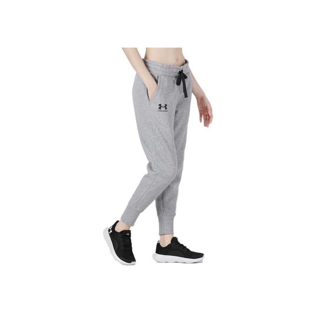 Under Armour Training Fleece Pants Women Bottoms Gray 1356416-035
