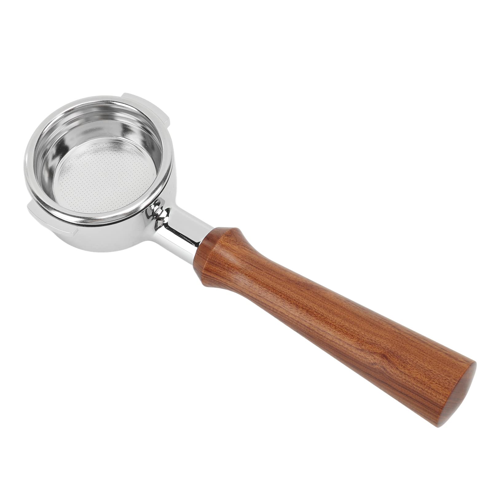 

58mm Coffee Bottomless Portafilter for E61 Group Espresso Machine, Wide Compatibility, Observation Design, Aluminum Alloy Material, Easy to Use with I