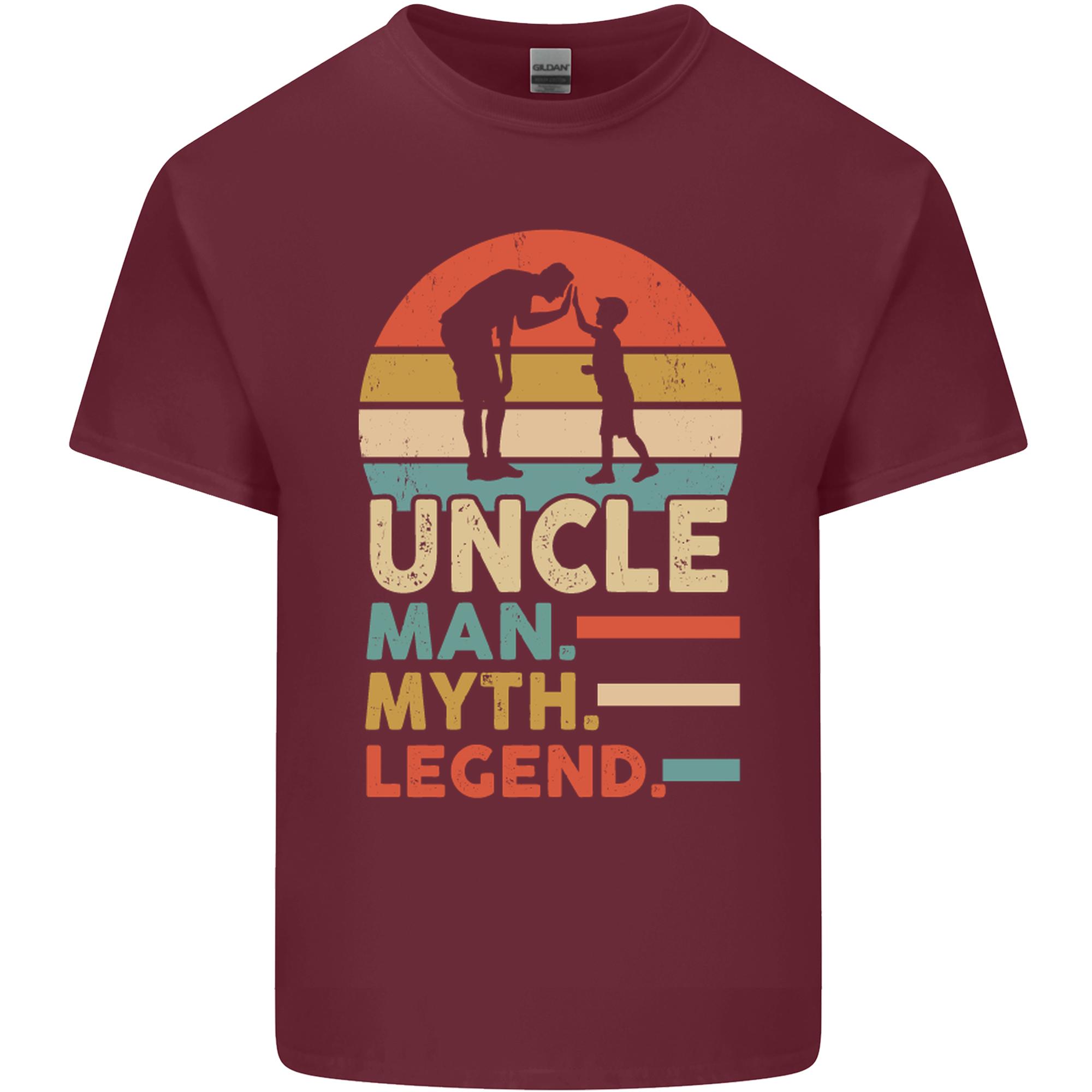 Uncle Unisex Myth Legend Funny Fathers Day Unisexs Light Cotton TShirt S