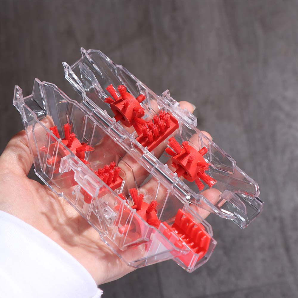 Visualisierung Eintauchen Kettenreiniger ABS Fahrradbürsten Schrubber Fahrradreinigungszubehör