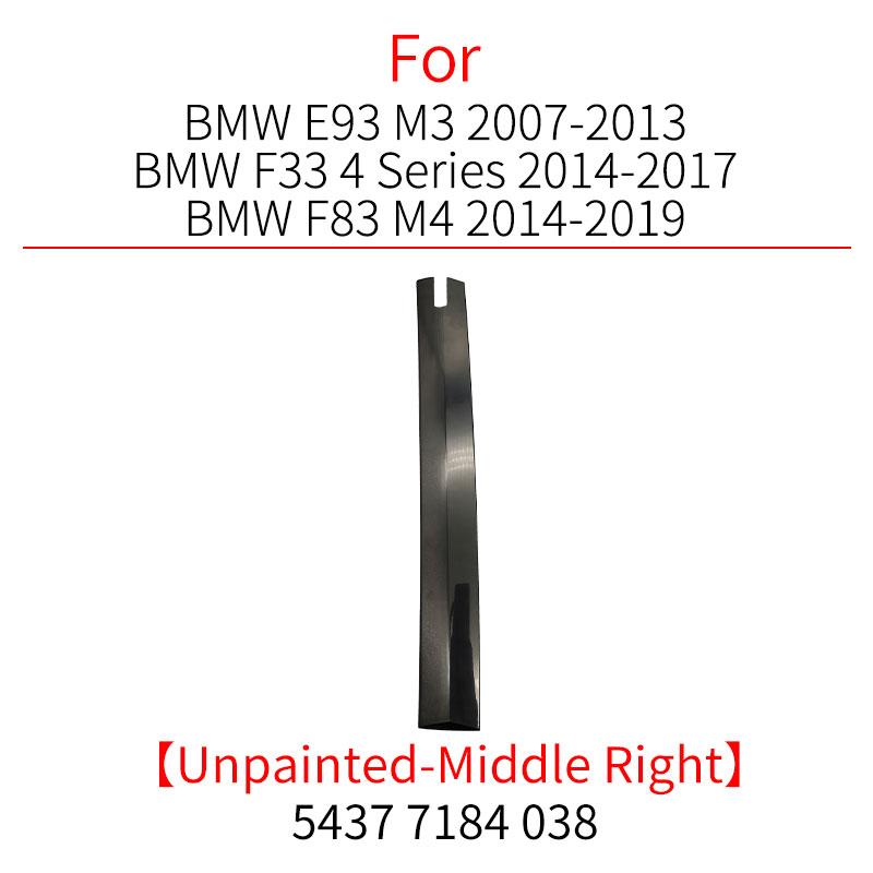 For BMW E93 F33 F83 Car Left / Right Hinge Covers Roof Convertible Trim strip Accessory For BMW M3 M4 4 Series 420 425 430