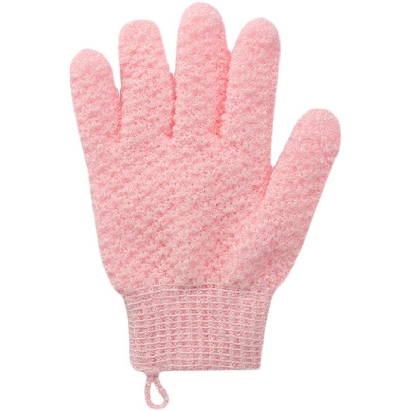 Five-Finger Bath Scrubber Gloves for Adults - Exfoliating and Mud Rubbing Gloves