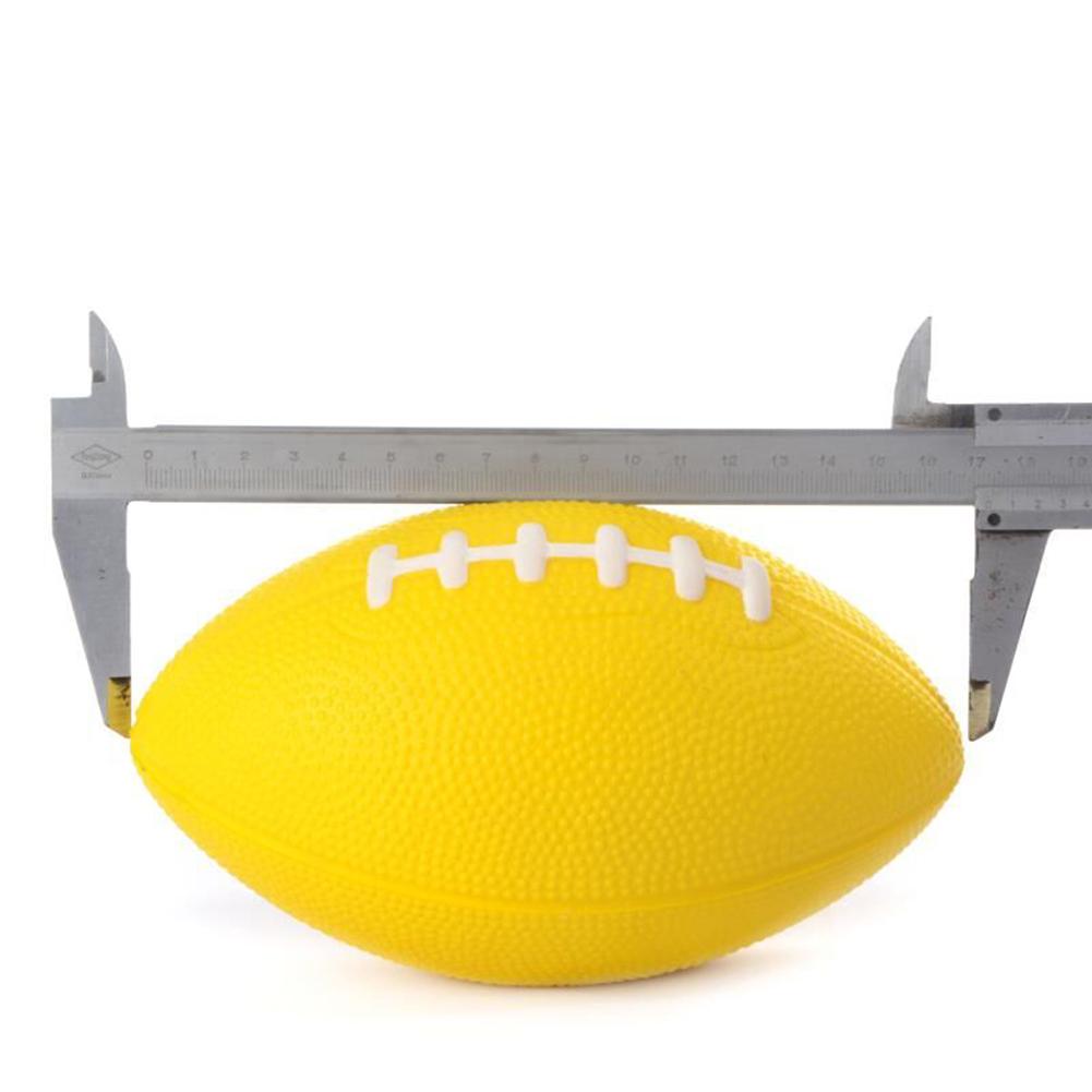 Mini Decompression Rugby Toy Inflation-free PU Stress Anxiety Sports Balls Gifts Brown for Kids Adults for Pet Training