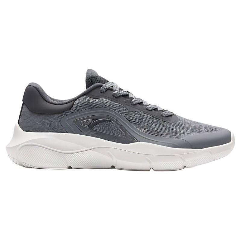 Anta Slip-Resistant Low-Top Badminton Shoes Men's Gray Sneakers 112347790-4