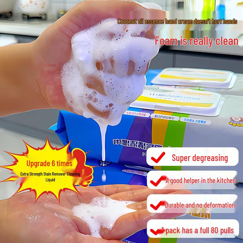 Aienbei Kitchen Oil Stain Removal Wipes