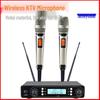 Dual Wireless Microphone Set for Meetings, KTV, and Home Singing