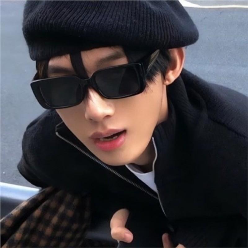 Rechteckige Sonnenbrille im koreanischen Stil Mode Spaß Niedlich Damenbrille Jenny Style Sonnenbrille