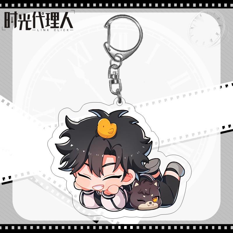 6CM Anime Link Click Shiguang Daili Ren Cosplay Schlüsselanhänger Cheng Xiaoshi Lu Guang Acryl Figur Anhänger Schlüsselanhänger Geschenk für Fans